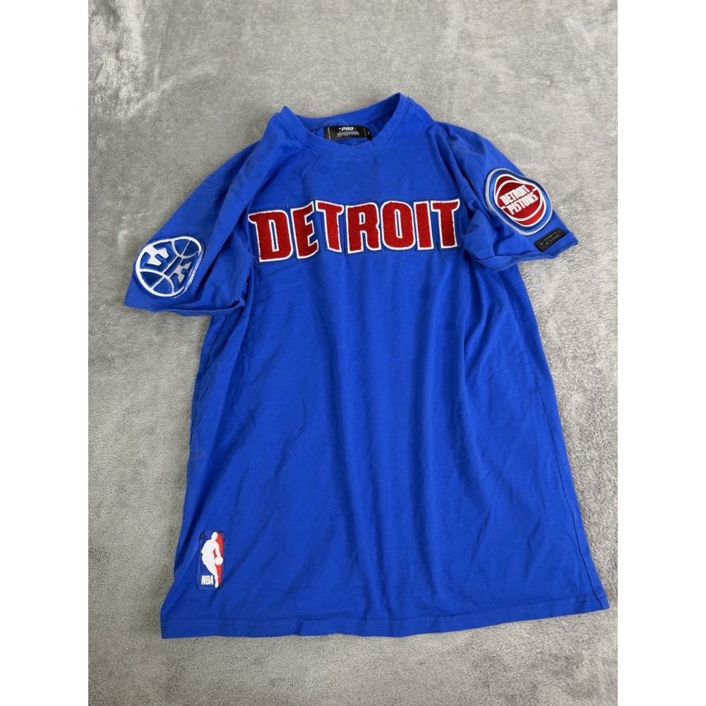 Detroit Pistons Pro Standard Short Sleeve T Shirt Men's Size Small Blue